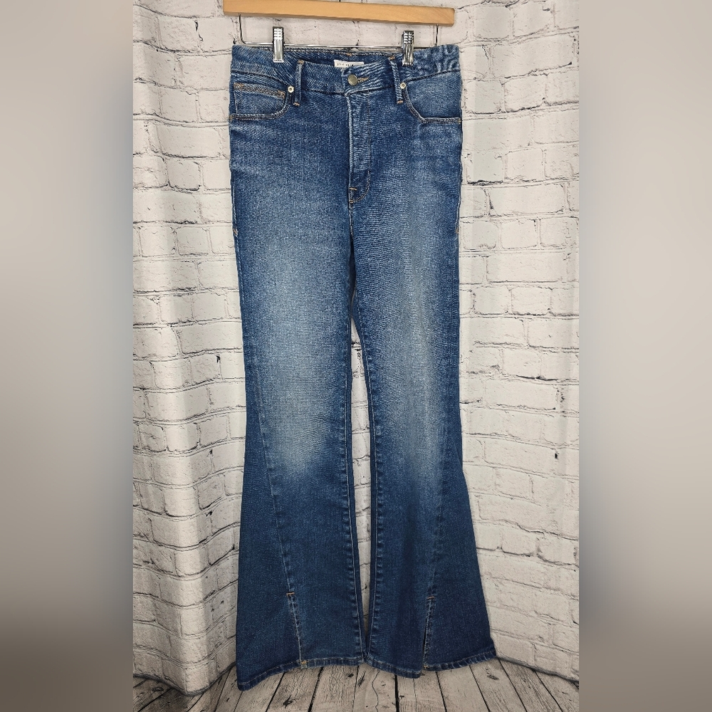 Good American Split Flare Jeans‎ Size 4